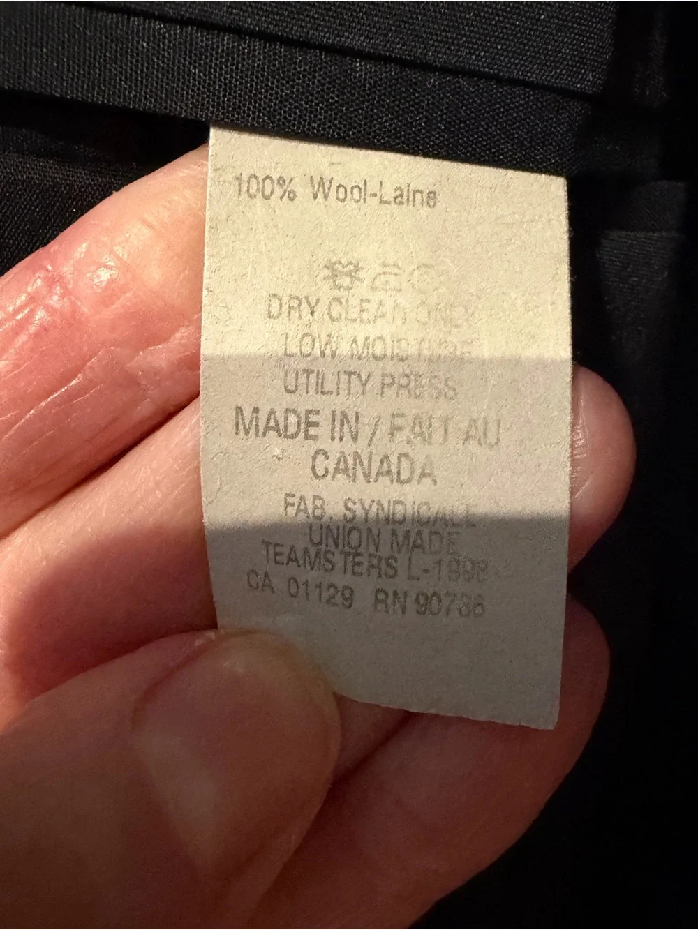 Lauren Ralph Lauren Navy Two-Button Sport Coat